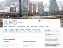 Tablet Screenshot of amsadvocaten.nl